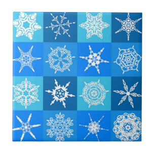 CARREAU FLOCONS DE NEIGE MAGNIFIQUES