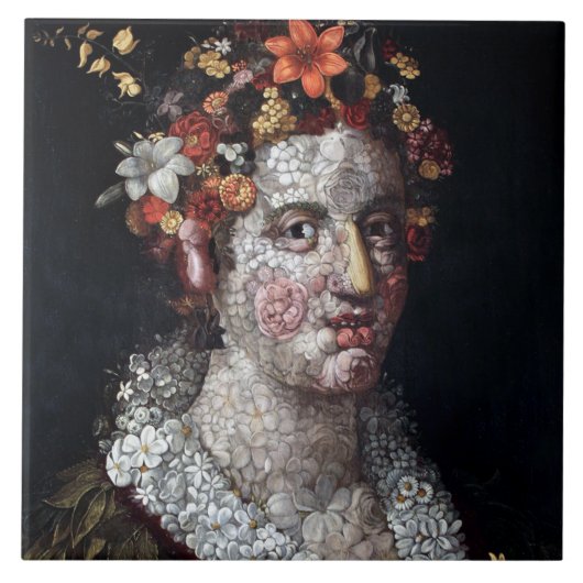 Carreau Flora, Arcimboldo (Devant)