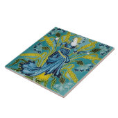 Carreau Flora Art Nouveau de Walter Crane (Côté)