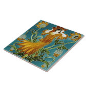 Carreau Flora Art Nouveau de Walter Crane (Côté)