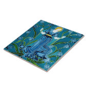 Carreau Flora Art Nouveau de Walter Crane (Côté)