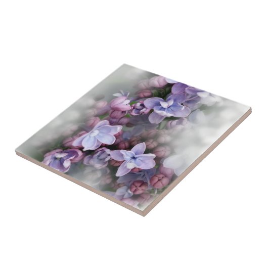 Carreau Floraison lilas (Côté)