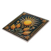 Carreau Floraison solaire (Côté)