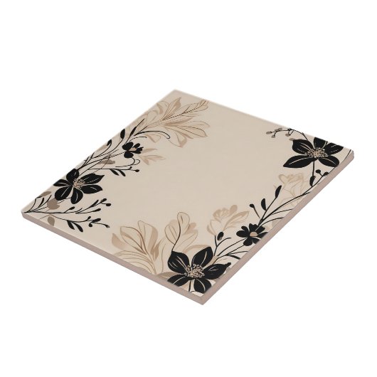 Carreau Floral beige clair (Côté)