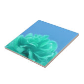 Carreau Floral bleu-vert coloré (Côté)