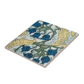 Carreau Floral Blue Flowers Lily Valley Répétition (Côté)