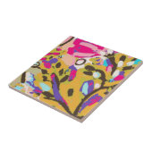 Carreau Floral Boho rose I (Côté)