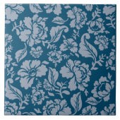 Carreau Floral Botanique Motif Bleu Blanc Maison Vie (Devant)