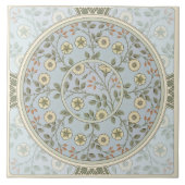 Carreau Floral Daisy Motif par William Morris Ceramic Til (Devant)