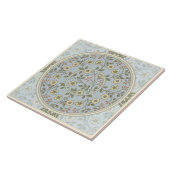 Carreau Floral Daisy Motif par William Morris Ceramic Til (Côté)