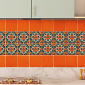 Carreau Floral de fusion moderne mexicain espagnol