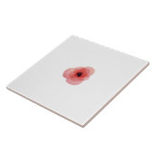 Carreau Floral de pavot botanique (Côté)