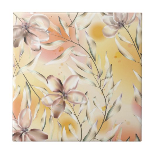 Carreau Floral esthétique (Devant)