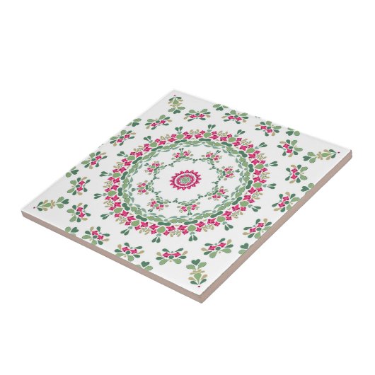 Carreau Floral ornament (Côté)