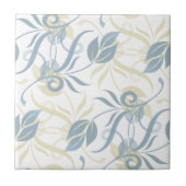 Carreau Floral Pattern in Slate Blue (Devant)