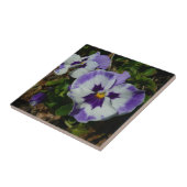 Carreau Floral Purple and White Pansies (Côté)