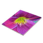 Carreau Floral rose Daylily (Côté)