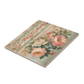 Carreau Floral rustique vintage (Côté)