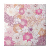 Carreau Floral sans joint (Devant)