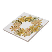 Carreau Floral Spring Fleur de couronne rose Fleurs Art (Côté)