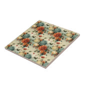 Carreau Floral Thanksgiving Motif Vintage (1) (Côté)