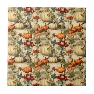 Carreau Floral Thanksgiving Motif Vintage (10)