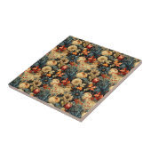 Carreau Floral Thanksgiving Motif Vintage (12) (Côté)