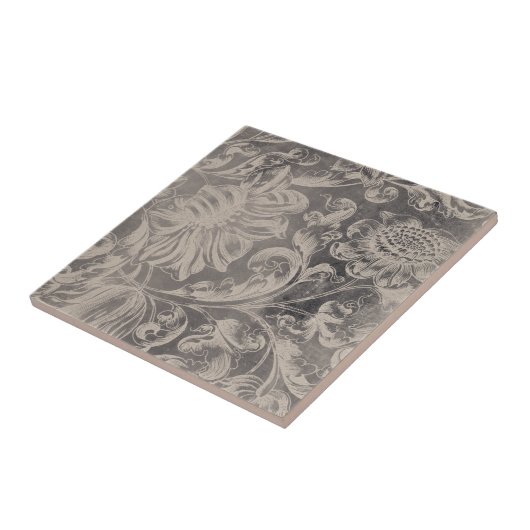 Carreau Floral vieilli (Côté)