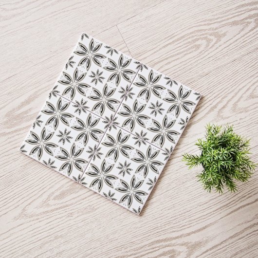 Carreau Flore au coucher du soleil