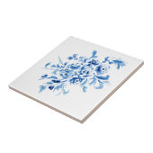 Carreau Flore bleue portugaise (Côté)