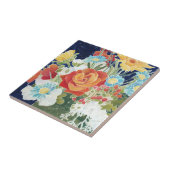 Carreau Flore de minuit IV (Côté)