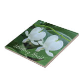 Carreau Flore du coeur blanc saignant (Côté)