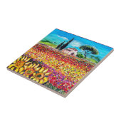 Carreau FLORE EN TOSCANE/ Champs, Pépites et tournesols (Côté)