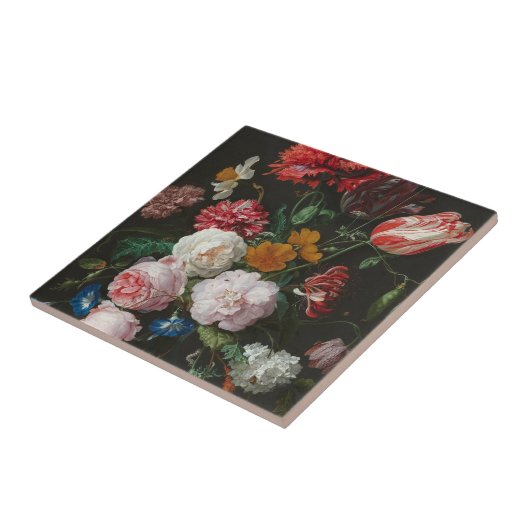 Carreau Flore foncée et vie morte (Côté)