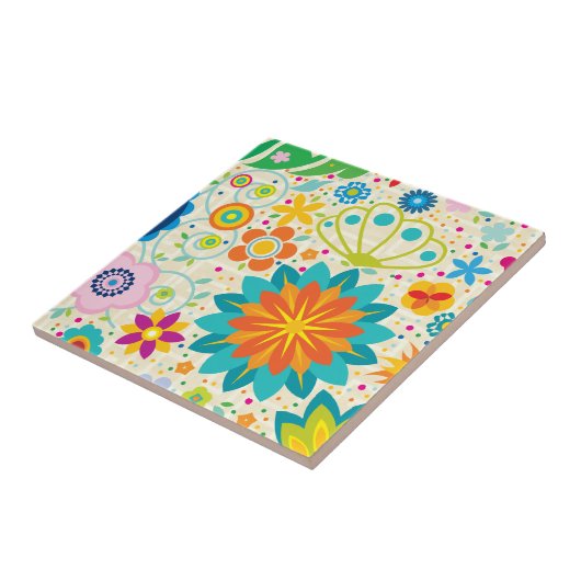 Carreau Flore funky (Côté)