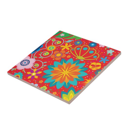 Carreau Flore funky (Côté)