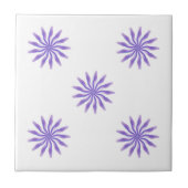 Carreau Flore Libre Plutôt Dans L'Art Feuille Violette (Devant)