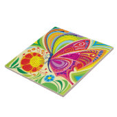 Carreau Flore ondoyante ensoleillée (Côté)