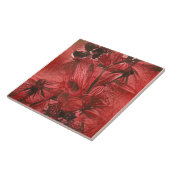 Carreau Flore rouge (Côté)