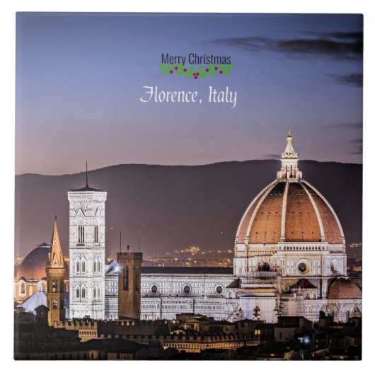 Carreau Florence, Italie, Joyeux Noël (Devant)