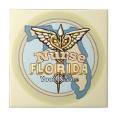 Carreau Florida Nurse Caduceus Tile (Devant)