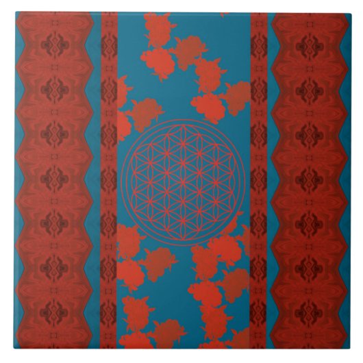 Carreau Flower of life (Devant)