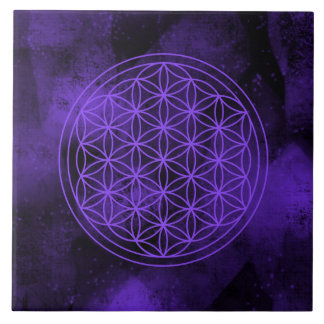 Carreau Flowers of life