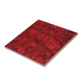 Carreau Flowers rouges (Côté)