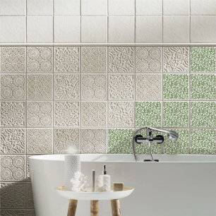 Carreau Flux de Feuilles dansants Design Delicate Foliage