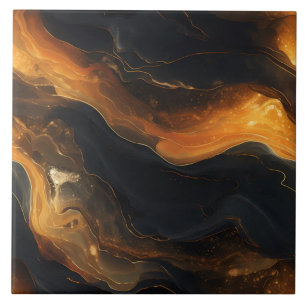 Carreau Flux de lave abstrait dynamique