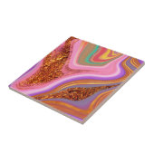 Carreau Flux de Quartz Rose (Côté)