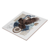 Carreau Flying Eagle avec plusieurs autres éléments collag (Côté)
