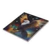 Carreau Flying Eagle Colorful Cosmic Art, (Côté)