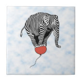 Carreau FLying Elephant Zebra (Devant)